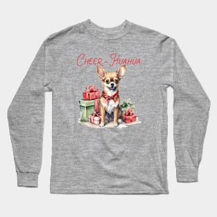 Chihuahua Christmas Shirt Long Sleeve T-Shirt